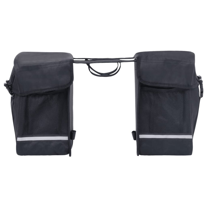 Borsa Doppia Bicicletta Impermeabile per Portapacchi 35 L Nero 93250