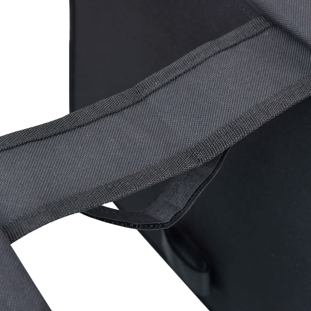 Borsa Doppia Bicicletta Impermeabile per Portapacchi 35 L Nero 93250