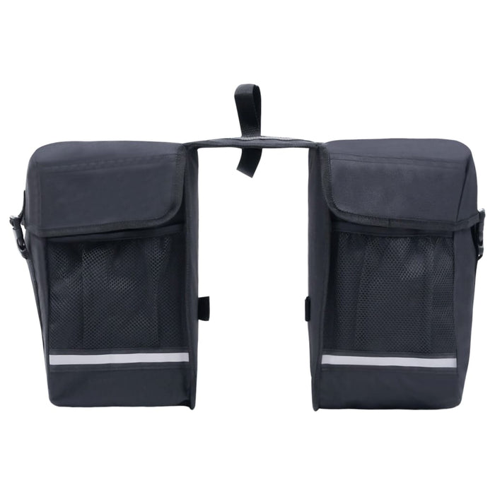 Borsa Doppia Bicicletta Impermeabile per Portapacchi 35 L Nero 93251