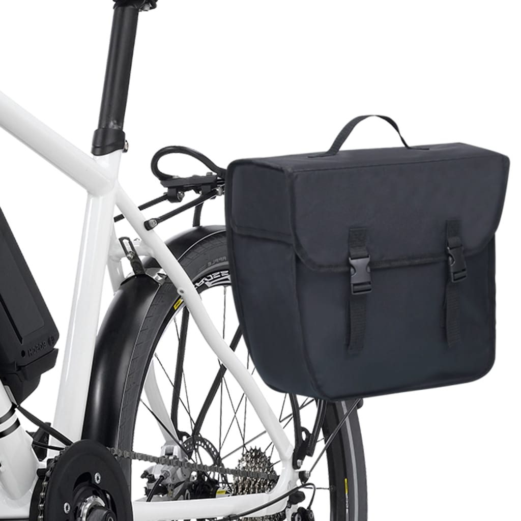 Borsa Singola Bicicletta Impermeabile per Portapacchi 21 L Nero 93253