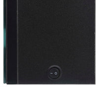 Armadietto a Specchio con LED Nero 50x14x60 cm in MDF 326480