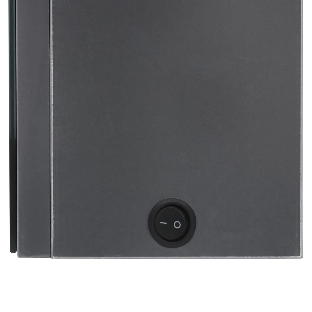 Mobile bagno specchio LED 50 x 14 x 60 cm grigio lucido 02_0006602