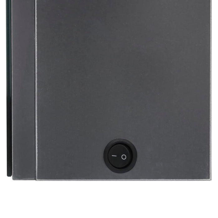 Mobile bagno specchio LED 50 x 14 x 60 cm grigio lucido 02_0006602