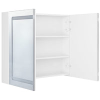 Mobile bagno specchio LED 80 x 12 x 68 cm bianco lucido 02_0006584