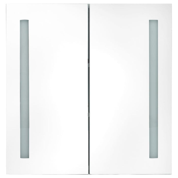 Mobile da bagno specchio LED 62 x 14 x 60 cm grigio 02_0006598