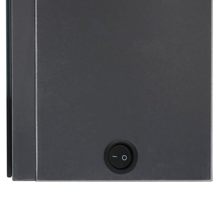 Mobile da bagno specchio LED 62 x 14 x 60 cm grigio 02_0006598