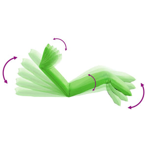 Lettino Prendisole Pieghevole in Tessuto Oxford Verde 316046