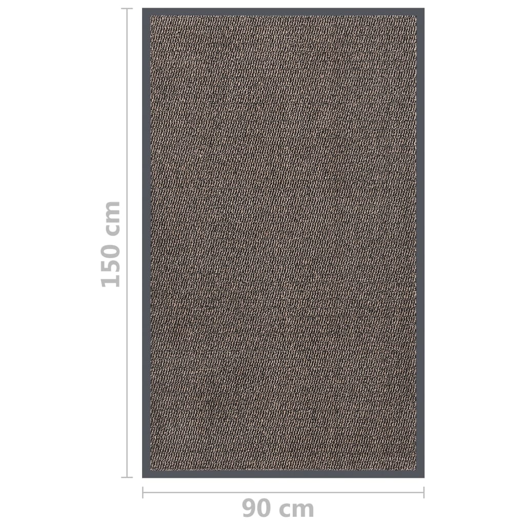 Zerbino Trapuntato 90x150 cm Marrone Scuro cod mxl 60267