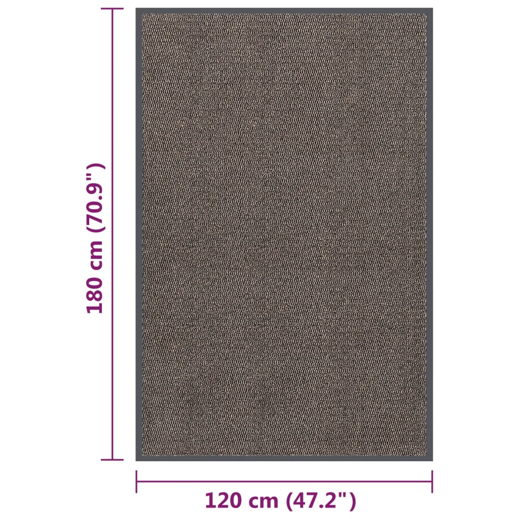Zerbino Trapuntato 120x180 cm Marrone Scuro cod mxl 74715