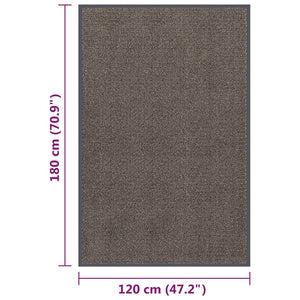 Zerbino Trapuntato 120x180 cm Marrone Scuro cod mxl 74715