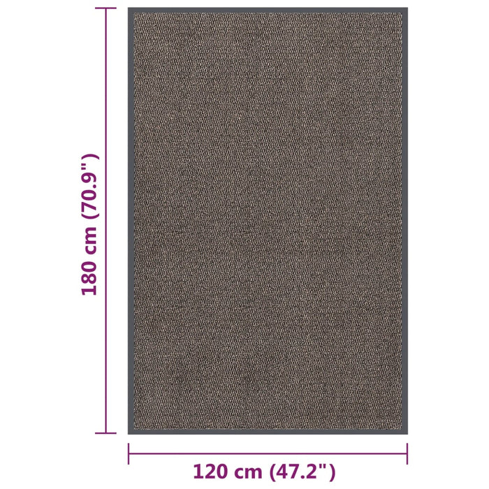 Zerbino Trapuntato 120x180 cm Marrone Scuro cod mxl 74715
