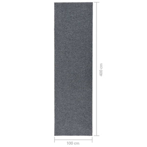 Tappeto Corsia Acchiappa Polvere 100x400 cm Grigio
