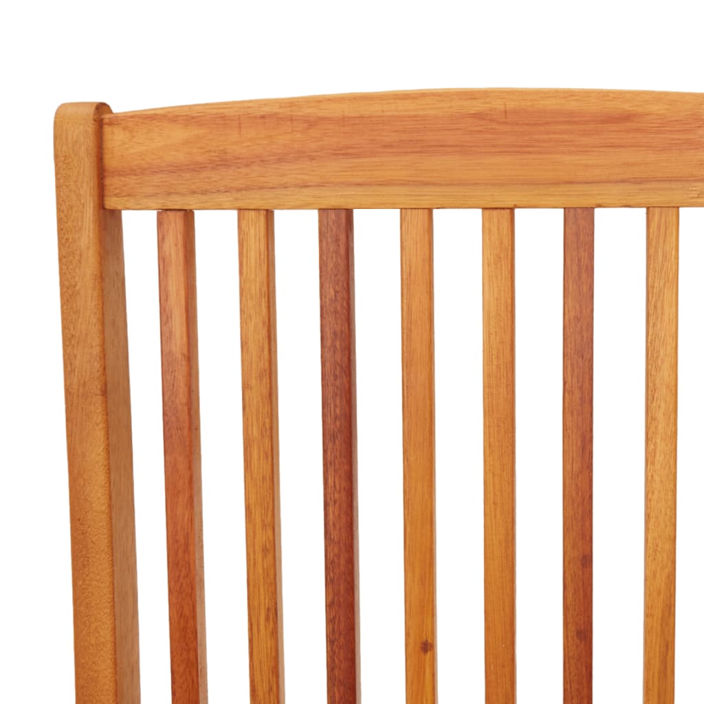 Sedie da Giardino Pieghevoli 4pz in Legno Massello di Eucalipto cod mxl 19581