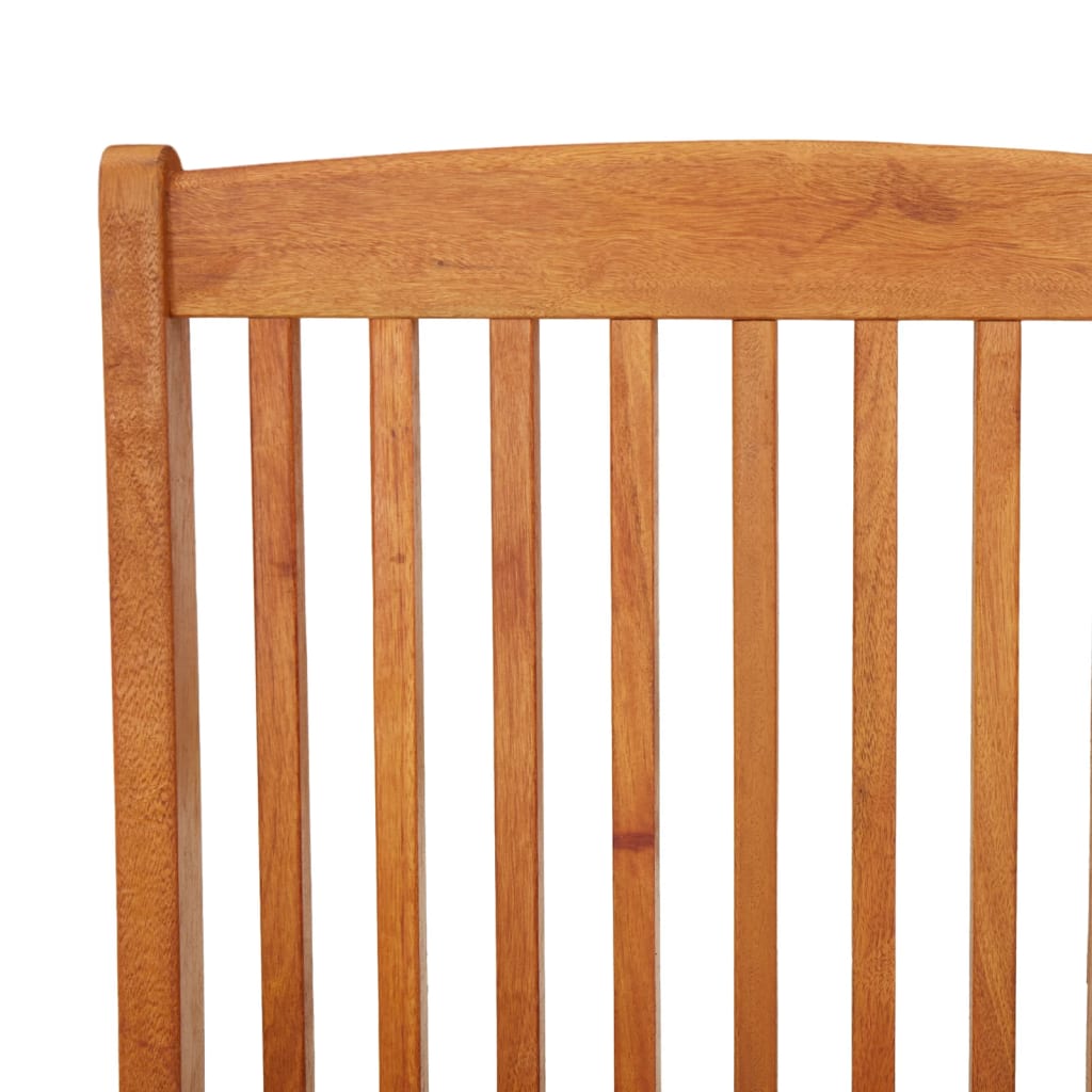 Sedie da Giardino Pieghevoli 2pz in Legno Massello di Eucalipto 312451