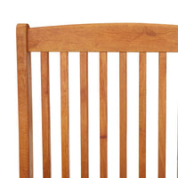 Sedie da Giardino Pieghevoli 4pz in Legno Massello di Eucalipto 312452