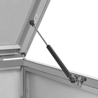 Copribidone per Spazzatura Singolo 69x77,5x112,5cm Acciaio Inox 149558