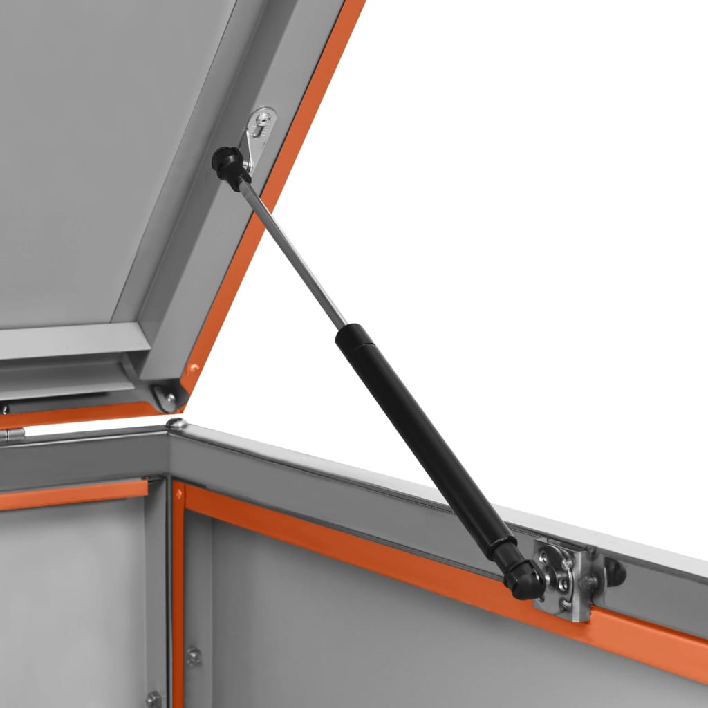 Copribidone per Spazzatura Singolo 69x77,5x112,5cm Acciaio Inox 149562