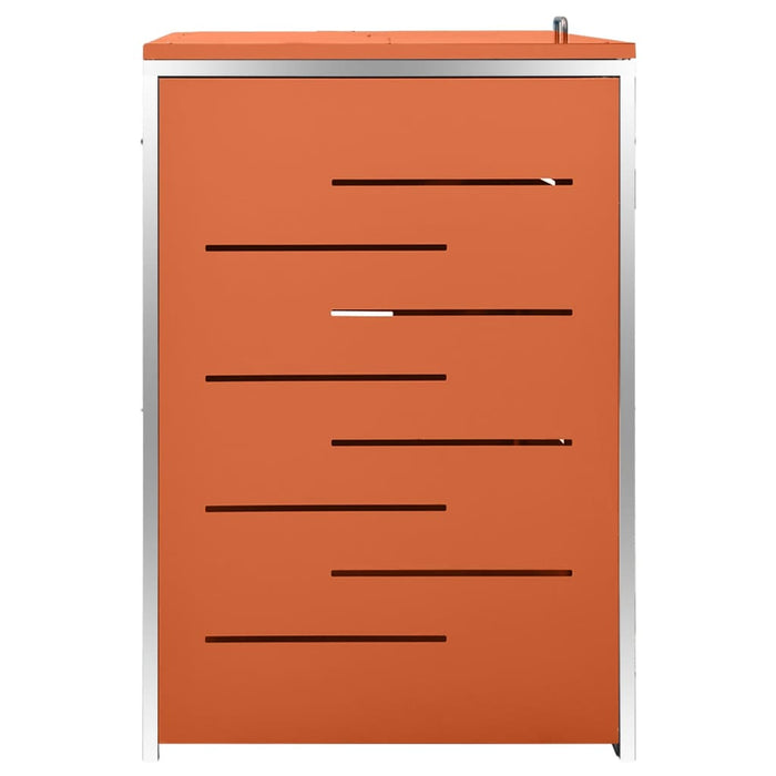 Copribidone per Spazzatura Triplo 207x77,5x112,5cm Acciaio Inox 149564