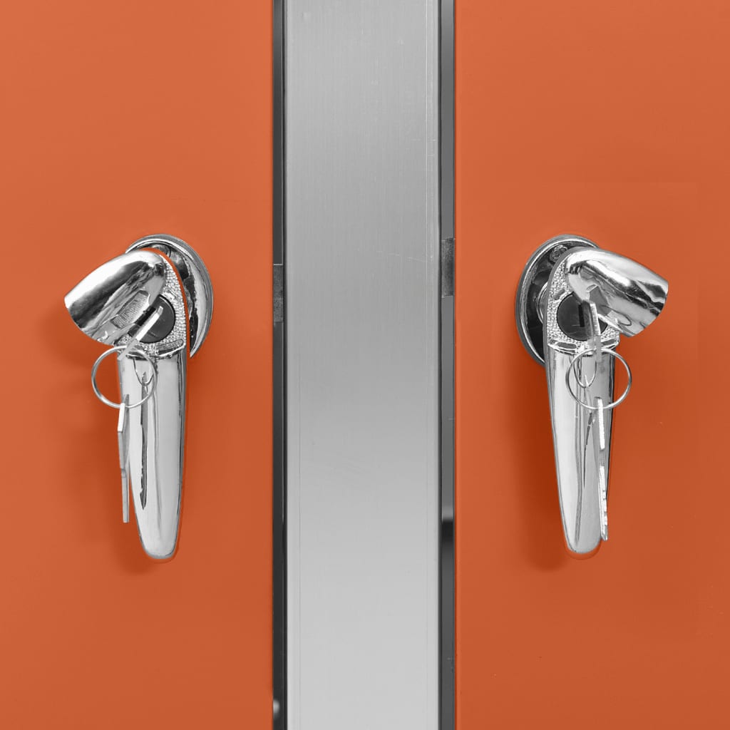 Copribidone per Spazzatura Triplo 207x77,5x112,5cm Acciaio Inox 149564