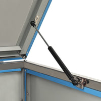 Copribidone per Spazzatura Singolo 69x77,5x112,5cm Acciaio Inox 149566