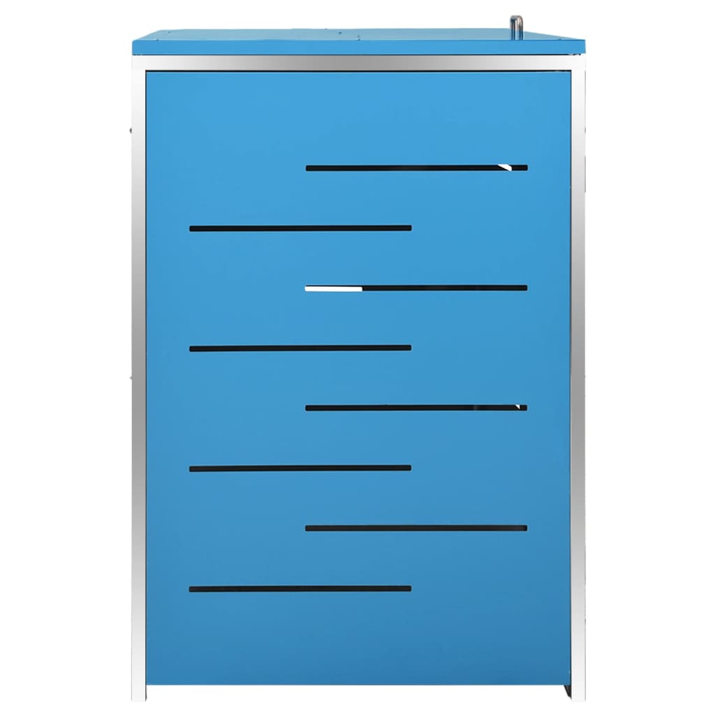 Copribidone per Spazzatura Triplo 207x77,5x115 cm Acciaio Inox cod mxl 51609