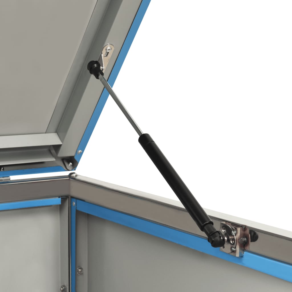 Copribidone per Spazzatura Triplo 207x77,5x115 cm Acciaio Inox cod mxl 51609