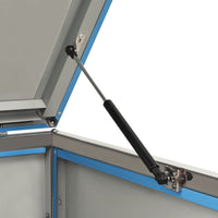 Copribidone per Spazzatura Triplo 207x77,5x115 cm Acciaio Inox cod mxl 51609