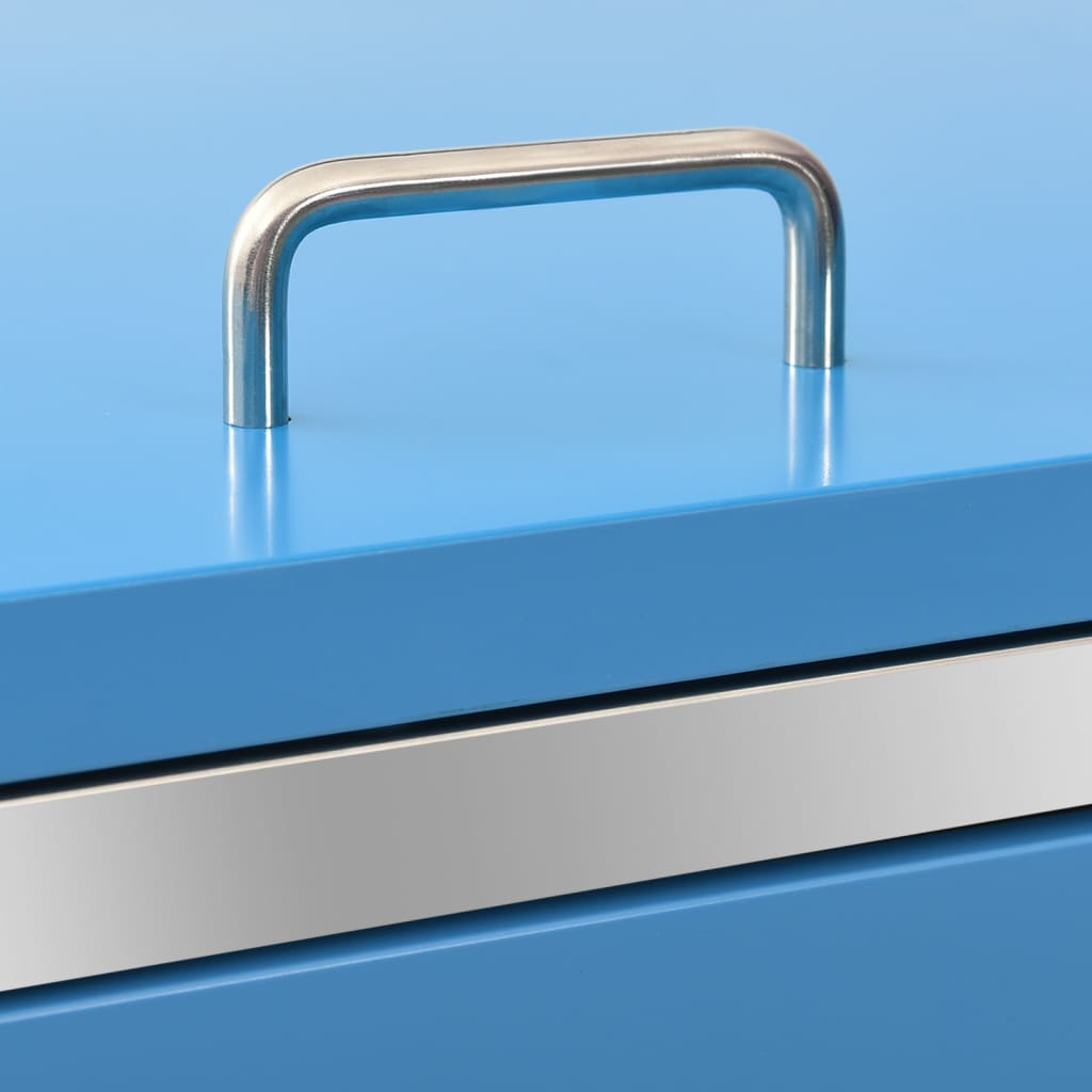 Copribidone per Spazzatura Triplo 207x77,5x115 cm Acciaio Inox cod mxl 51609