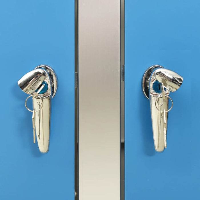 Copri Bidoni Pattume Quadruplo 276,5x77,5x112,5 cm Acciaio Inox 149569