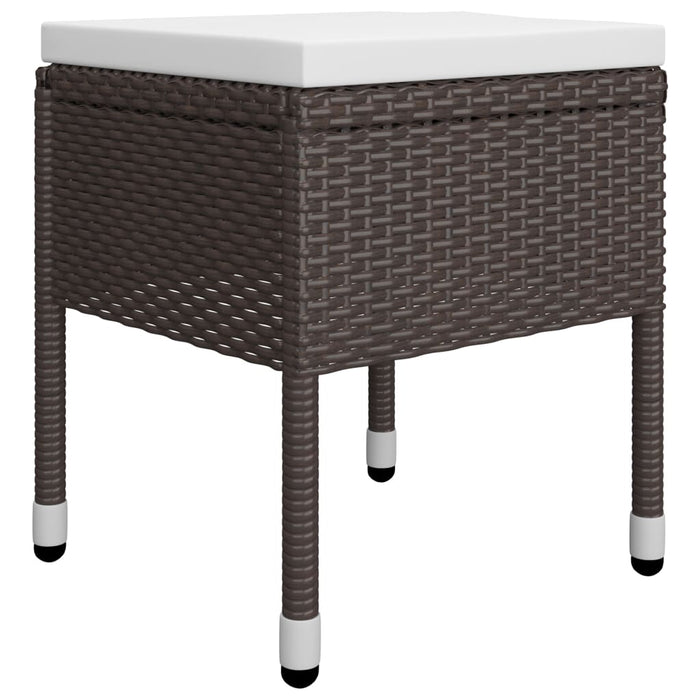 Set Mobili da Pranzo per Giardino 5 pz Marrone cod mxl 69244