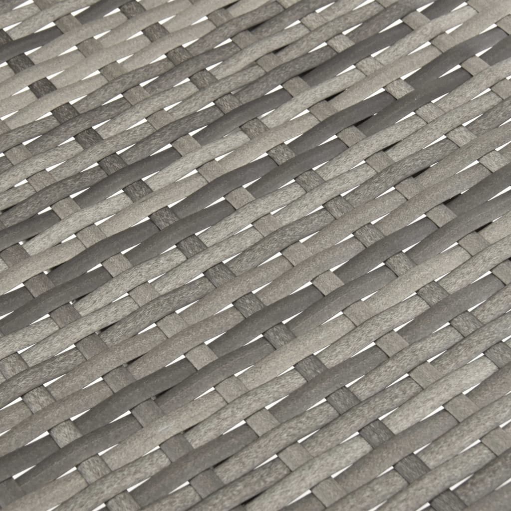 Set Mobili da Pranzo per Giardino 5 pz Grigio 3068751