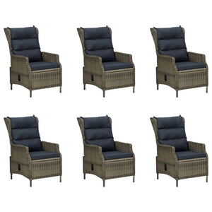 Set Mobili da Pranzo per Giardino 7 pz Marrone 3068843