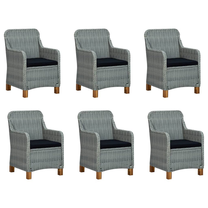 Set Mobili da Pranzo per Giardino 7 pz Grigio Chiaro 3068849