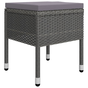 Set Mobili da Pranzo per Giardino 5 pz Grigio cod mxl 69302