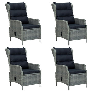 Set Mobili da Pranzo per Giardino 5 pz Grigio Chiaro cod mxl 41190