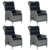 Set Mobili da Pranzo per Giardino 5 pz Grigio Chiaro cod mxl 47531