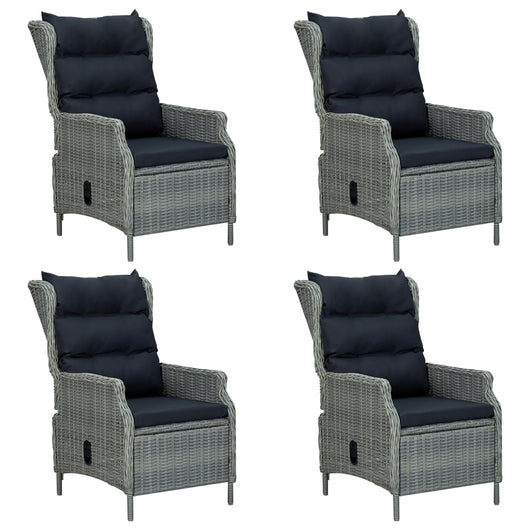 Set Mobili da Pranzo per Giardino 5 pz Grigio Chiaro cod mxl 47531