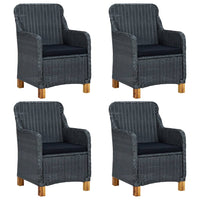 Set Mobili da Pranzo per Giardino 5 pz Grigio Scuro 3067847