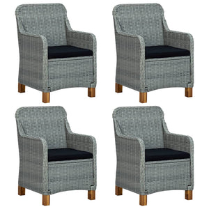 Set Mobili da Pranzo per Giardino 5 pz Grigio Chiaro 3067849