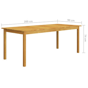 Set da Pranzo da Giardino 9 pz Grigio 3067866