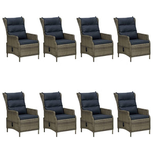 Set da Pranzo da Giardino 9 pz Marrone cod mxl 40857