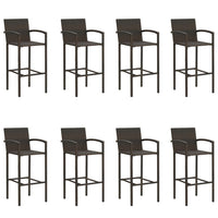 Set Bar da Giardino 9 pz Marrone 3068019