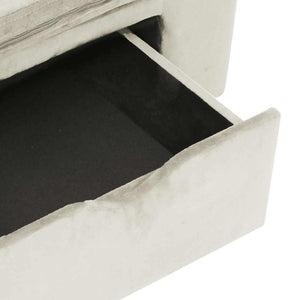 Divano per Cani con Cassetto Crema 75x50x38 cm in Peluche