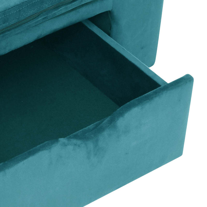 Divano per cani Turchese 75 x 50 x 38cm Peluche 171083