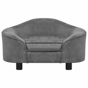 Divano per Cani Grigio 67x47x36 cm in Peluche 171084