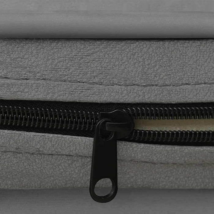 vidaXL Divano per Cani Grigio 67x47x36 cm in Peluche