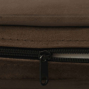 Divano per Cani Marrone 67x47x36 cm in Peluche