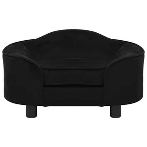 Divano per Cani Nero 67x47x36 cm in Peluche 171086