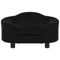 Divano per Cani Nero 67x47x36 cm in Peluche