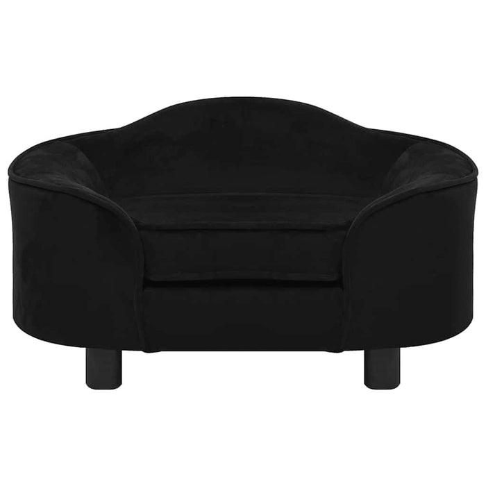 Divano per Cani Nero 67x47x36 cm in Peluche